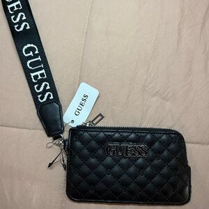 GUESS Black Wristlet